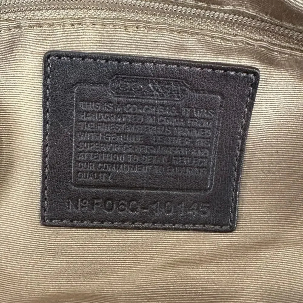 Coach Y2K Signature Brown Chelsea Duffle Handbag